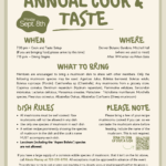 Annual Cook & Taste!
